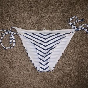 navy and white striped bottoms small